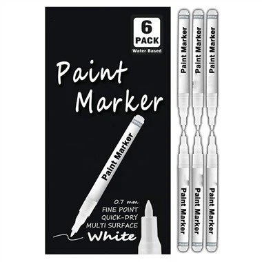 0Rotulador de pintura blanca acrílica de 0,7 mm