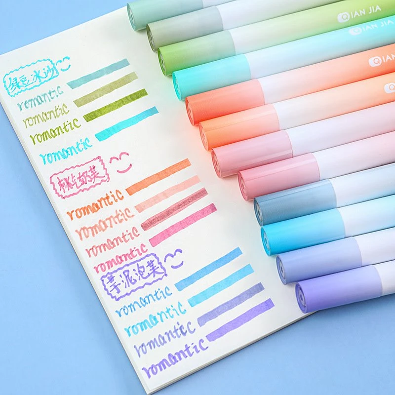 Resaltadors pastel de 12 colors