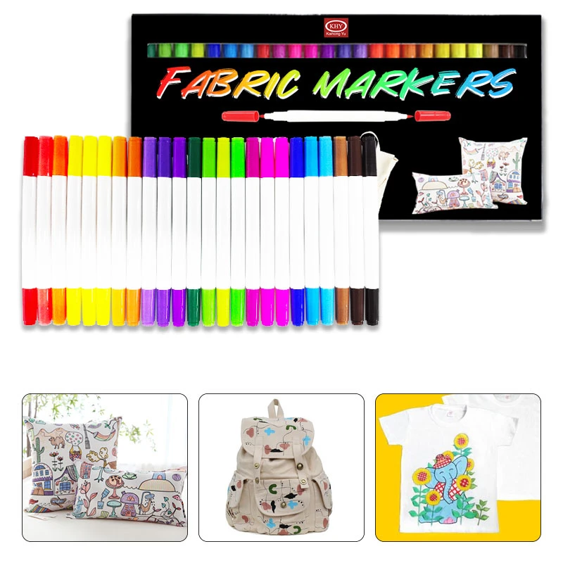 Marcador permanent de tela de 20 colors